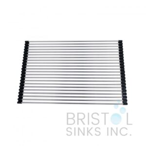 STAINLESS STEEL OVER THE SINK MULTIPURPOSE ROLL-UP DRAIN RACK